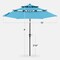 Best Choice Products 10ft 3-Tier Patio Umbrella, Market Sun Shade w/ Tilt Adjustment, Easy Crank